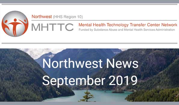 image of the header of the NW-MHTTC September newsletter