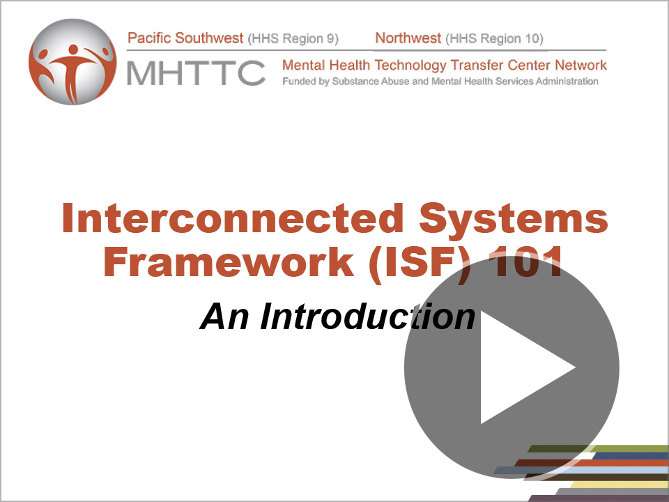 Title slide for Interconnected Systems Framework (ISF) 101 - An Introduction webinar