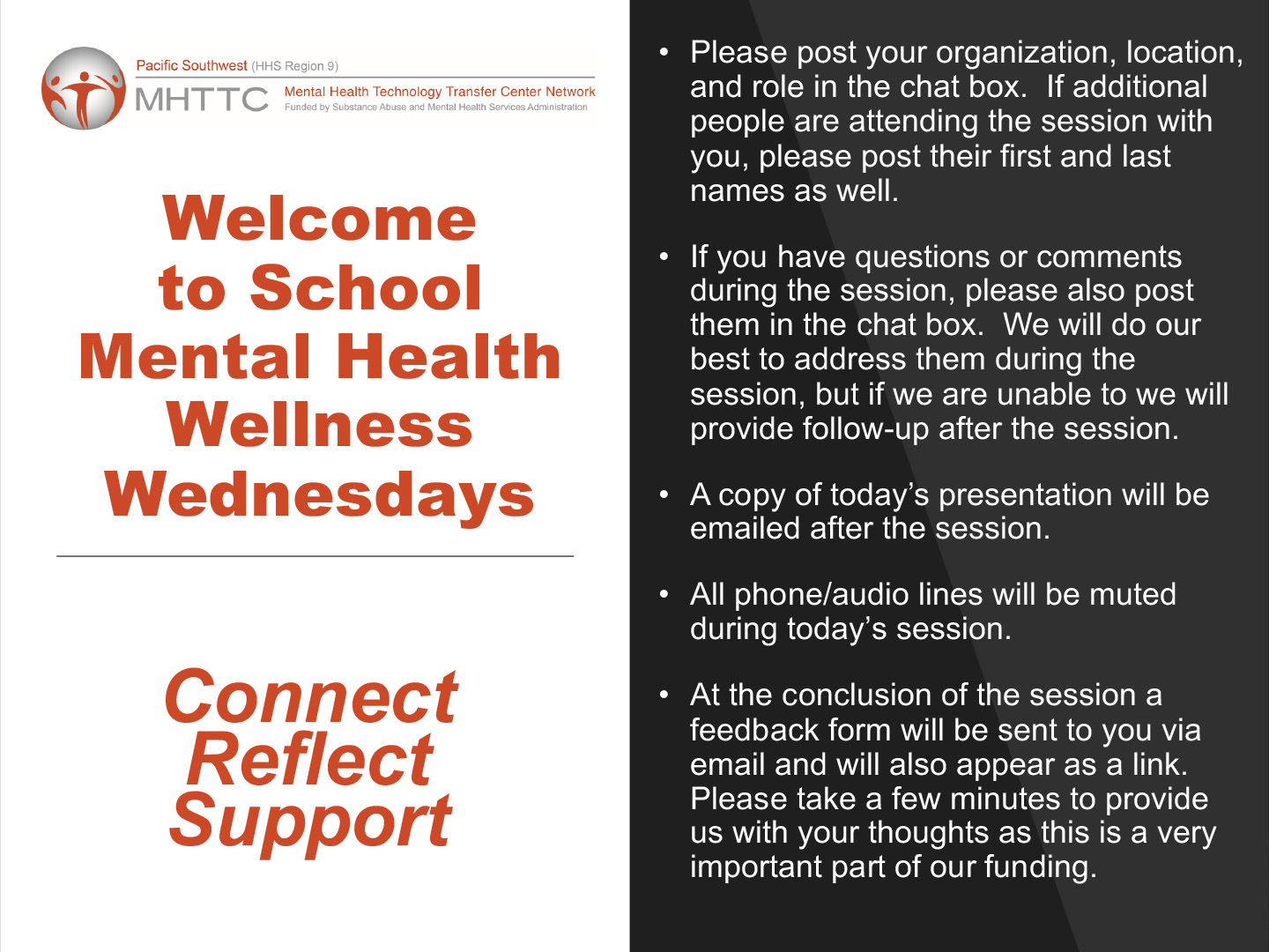 Title Slide from School Mental Health Wellness Wednesdays - April 8, 2020