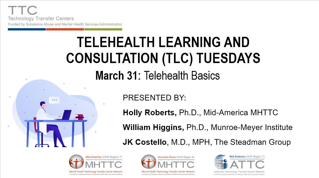 TLC Tuesdays Telehealth Basics Title Slide