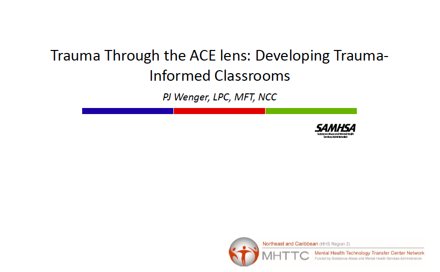 Trauma Through the ACE Lens: Developing Trauma-Informed Classrooms
