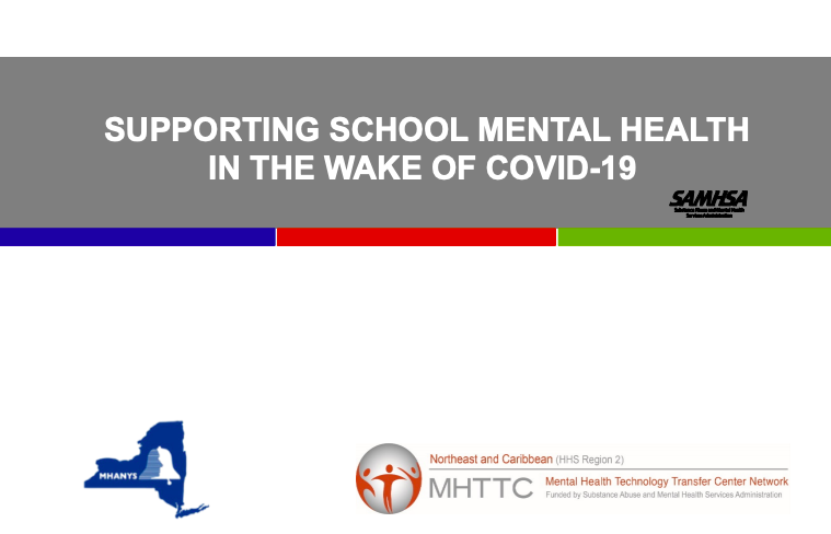 Supporting School Mental Health in the Wake of COVID-19