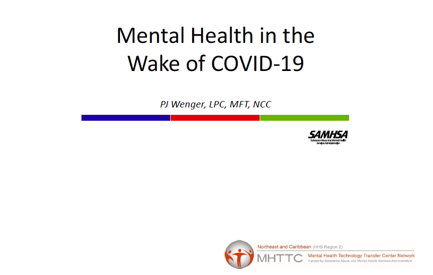 Mental Health in the Wake of COVID-19