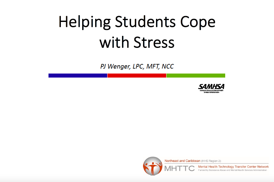 Helping Students Cope with Stress