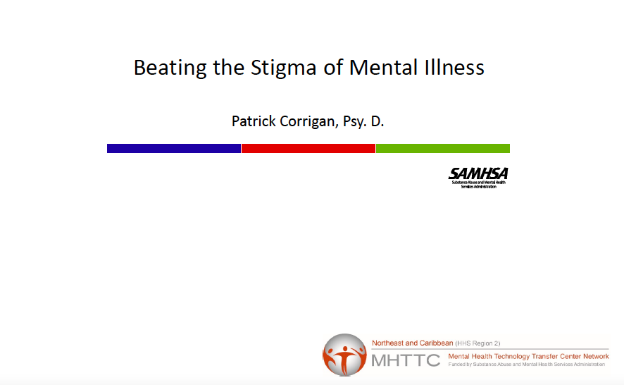 Beating the Stigma of Mental Illness