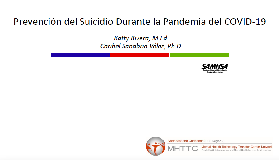 La prevención del suicidio durante la pandemia COVID-19