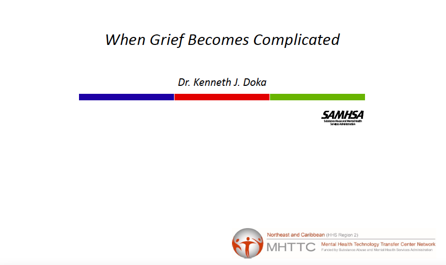When Grief Becomes Complicated with Kenneth J. Doka