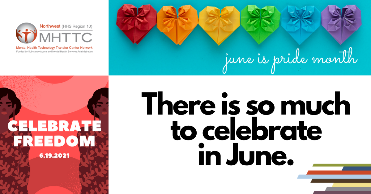 There is so much to celebrate in June: Pride Month and Juneteenth.