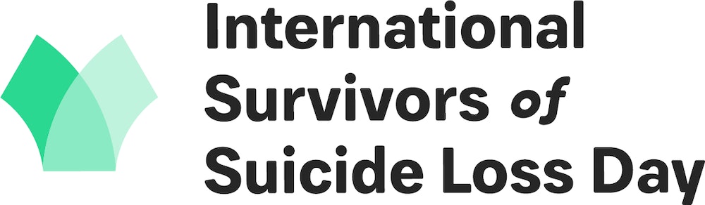 Decorative heading with the text: International Survivors of Suicide Loss Day