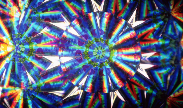 Colorful kaleidoscope art image