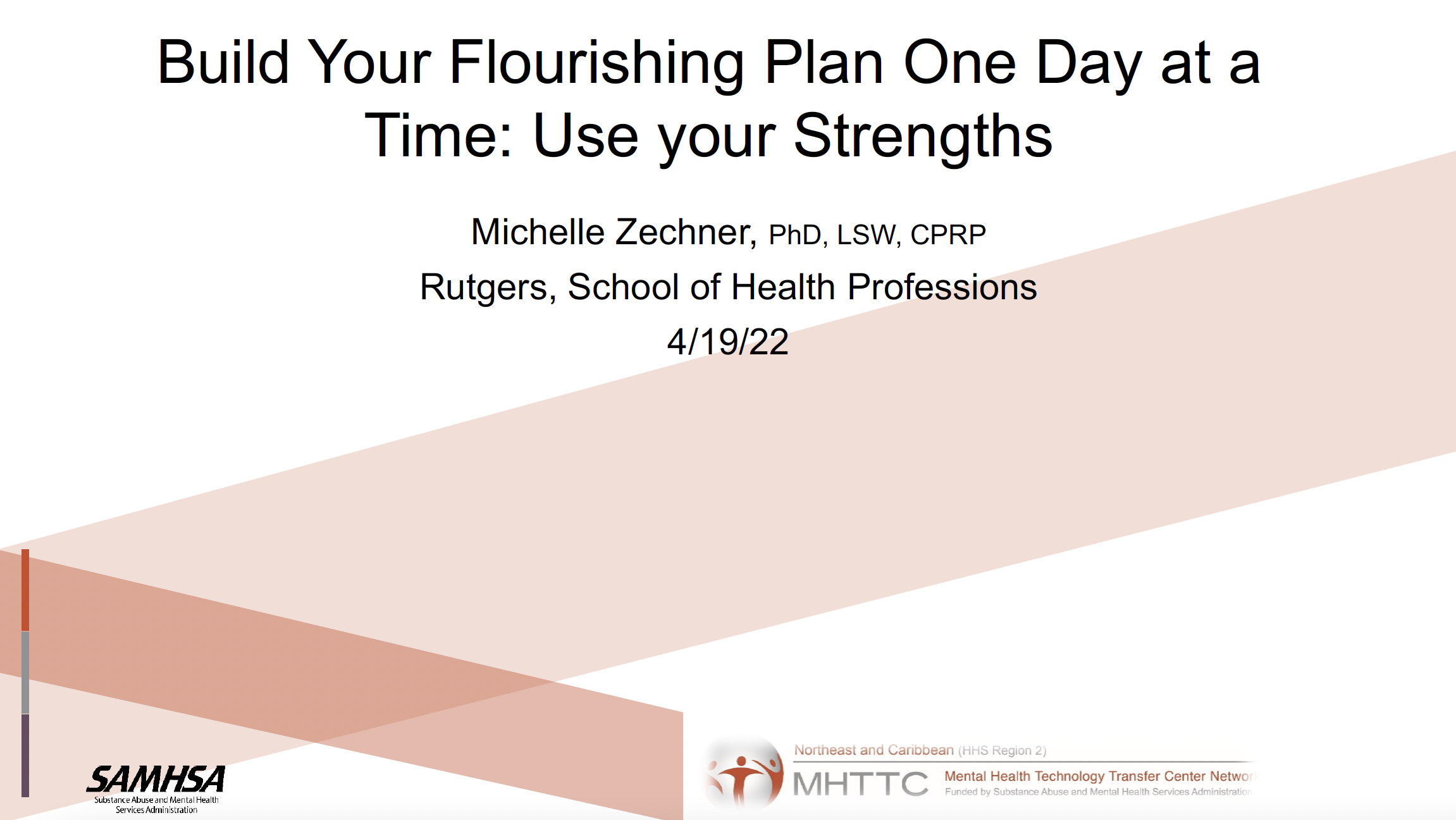 Introduction slide for Build Your Flourishing Plan One Day at a Time: Use Your Strengths