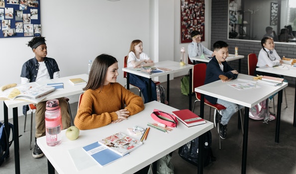 Students Sitting in Classroom