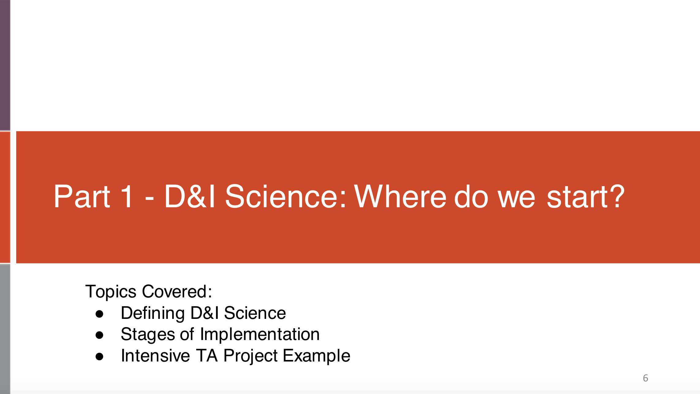 D&I Science where do we start header