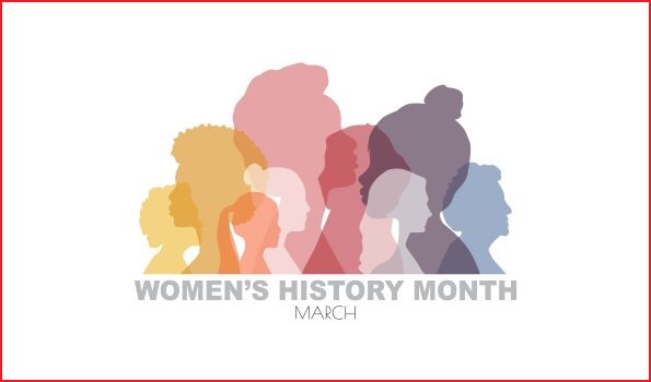 Women's History Month banner - March