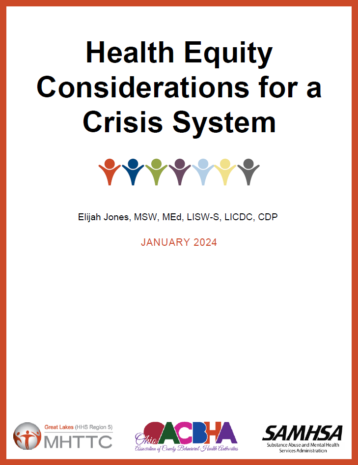 Health Equity Considerations for a Crisis System